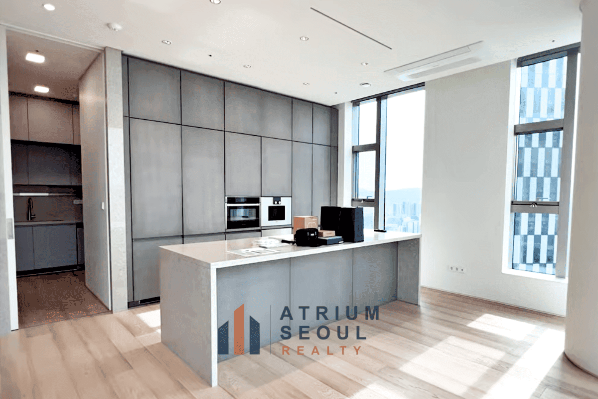 Dining Acro Seoul Forest 3BR Apartment for Rent Seoul Forest & Han River view , Seoungsu, Seoul - Atrium Seoul Realty