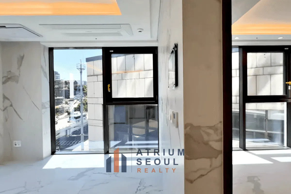 Divided room in Montrea Hannam Premium Officetel for Rent in Seoul - Atrium Seoul Realty