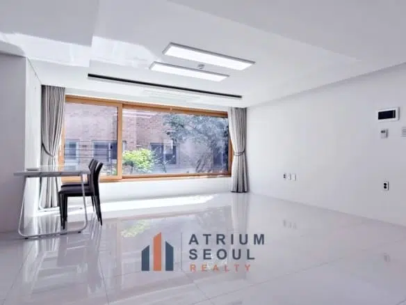 Living Room in Spacious 4BR Villa for Rent in Seorae Village - Near LFS - Atrium Seoul Realty