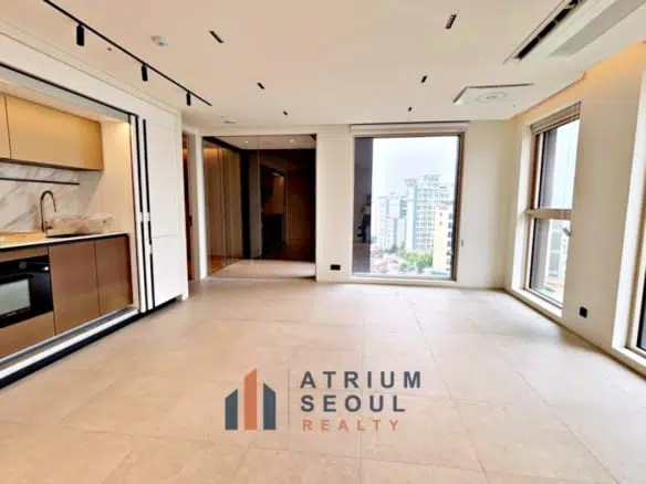 Living space Brighton Hannam Officetel For Monthly Rent, Yongsan - Atrium Seoul Realty
