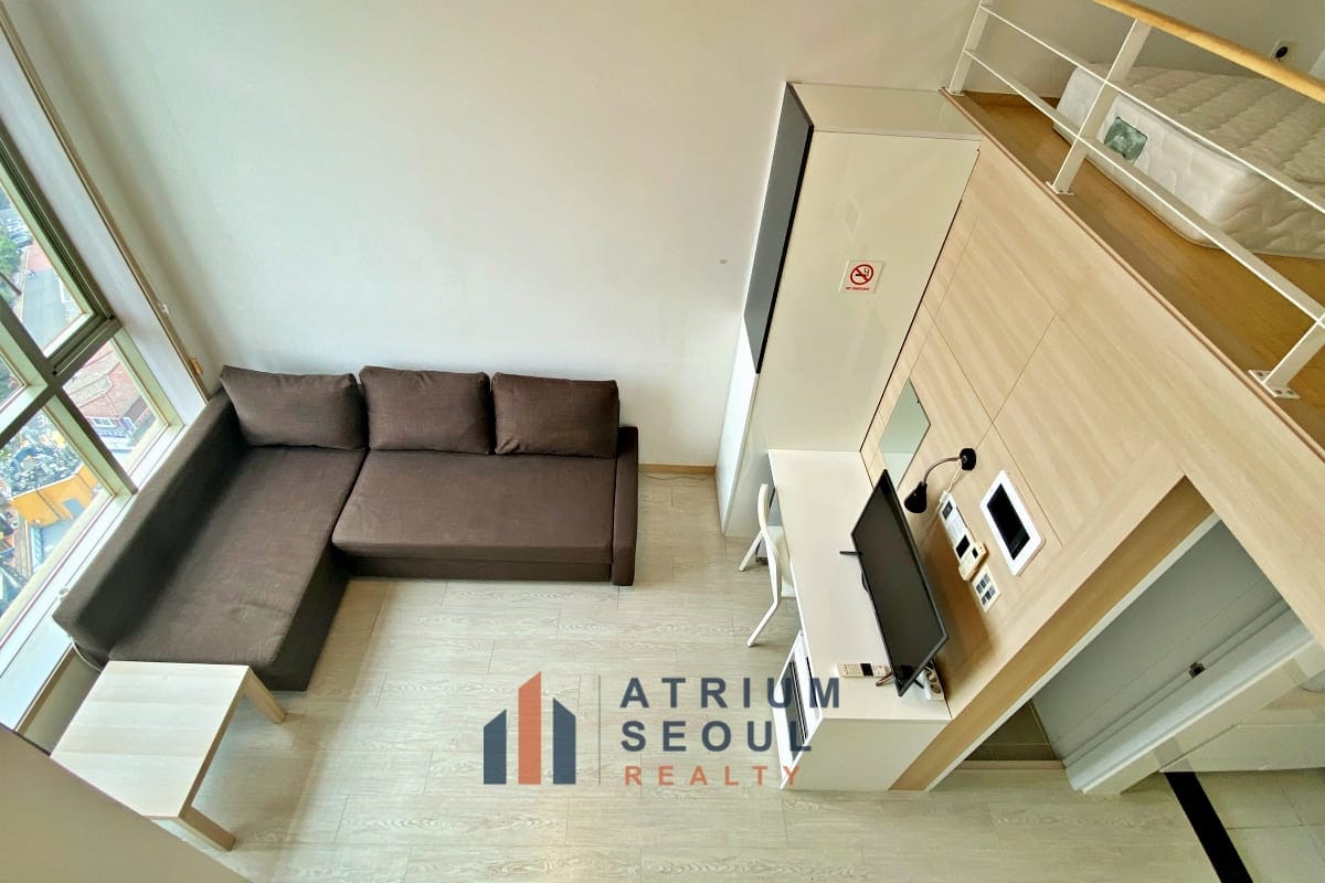 Loft Apartment Monthly Rent in Gangnam Seoul