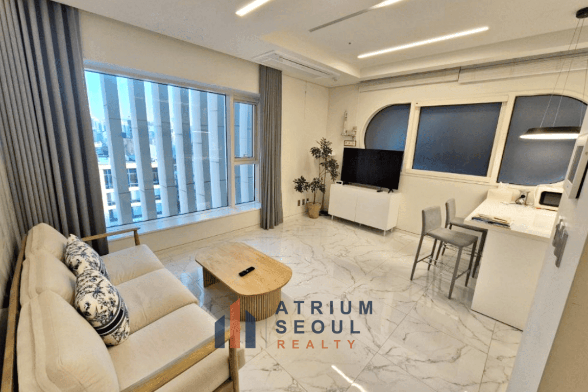 Luxury 2BR Short-Term Officetel in Cheongdam