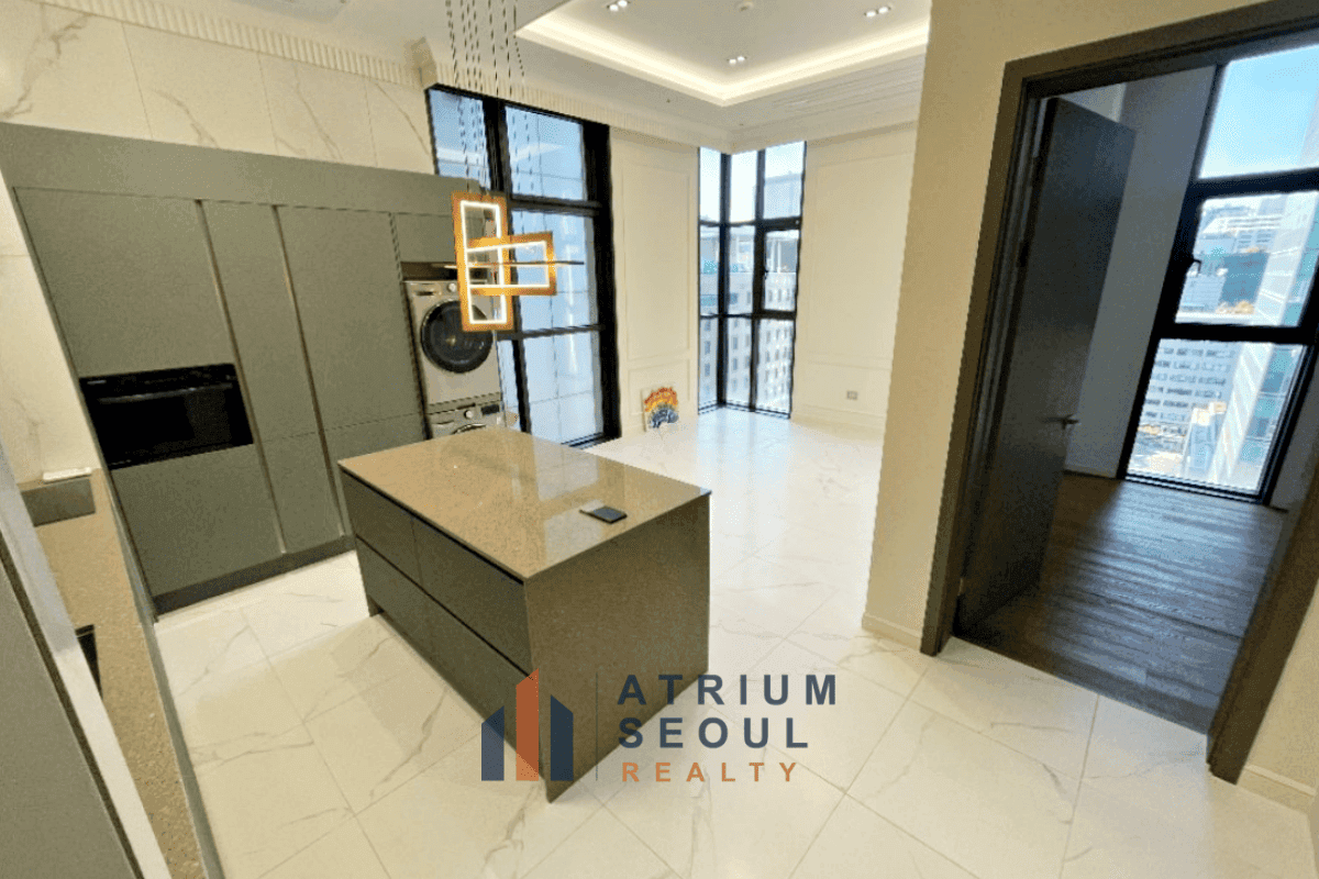 Premium Loft-Style Officetel for Rent Near Samseong Station
