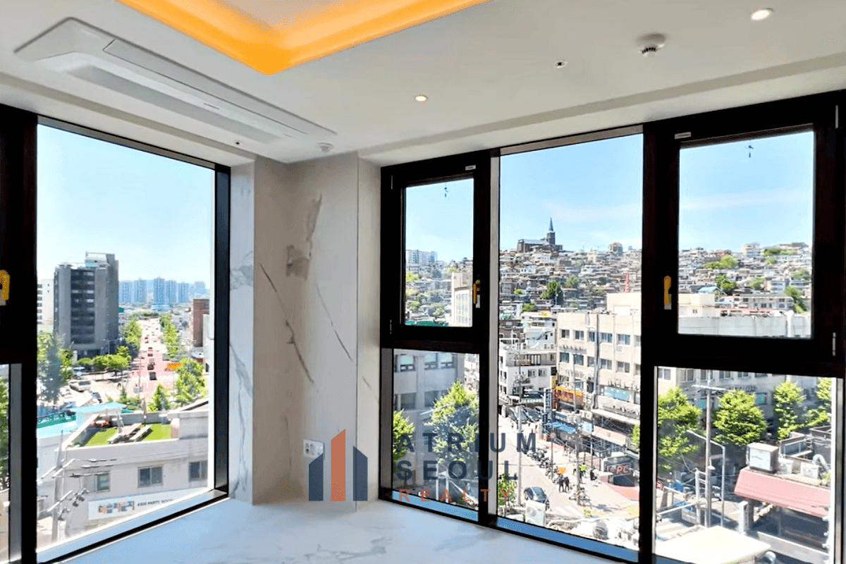 Clear View from Premium officetel for rent at Montrea Hannam in Hannam-dong., Yongsan - Seoul