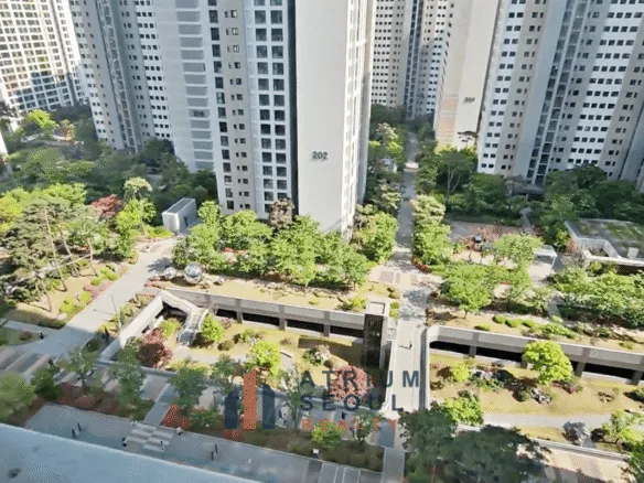 View from Spacious 4 Bedroom Apartment for Rent in Helio City Jamsil, Songpa, Seoul - Atrium Seoul Realty