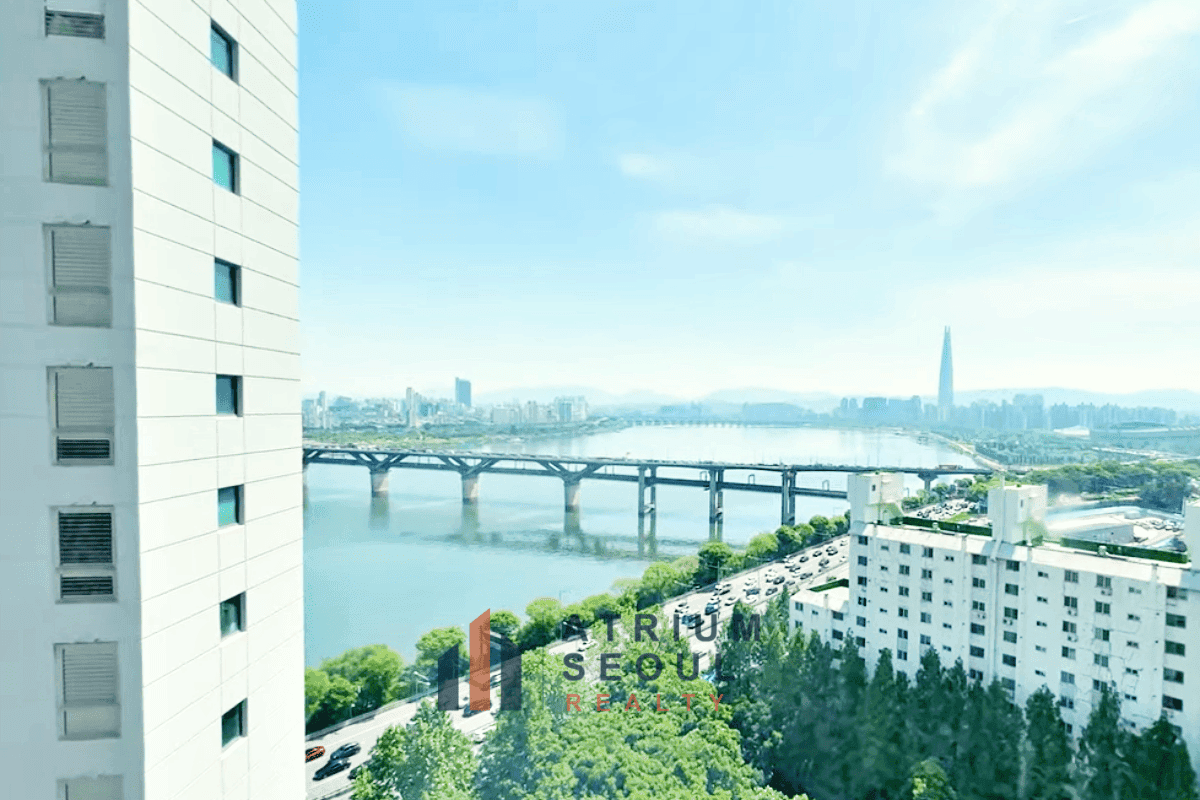 View in 2BR Apartment for Rent at Cheongdam Xi in Gangnam, Seoul - Atrium Seoul Realty